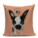 Axyaa Luxury Animal Pillow Case - 45x45cm Square Custom Cushion