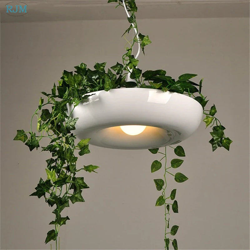 Axyaa Babylon Garden Pot Plants Pendant Light for Creative Home Decor