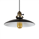 Axyaa Vintage Industrial Style Pendant Lamp Dia 250mm E27 Aluminum Iron Retro Loft