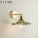 Axyaa Nordic Glass Wall Lamp LED Sconce Vintage Edison Lighting