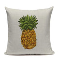 Colorful Pineapple Ananas Decor Cushion Cover by Axyaa - Modern Tropical Print