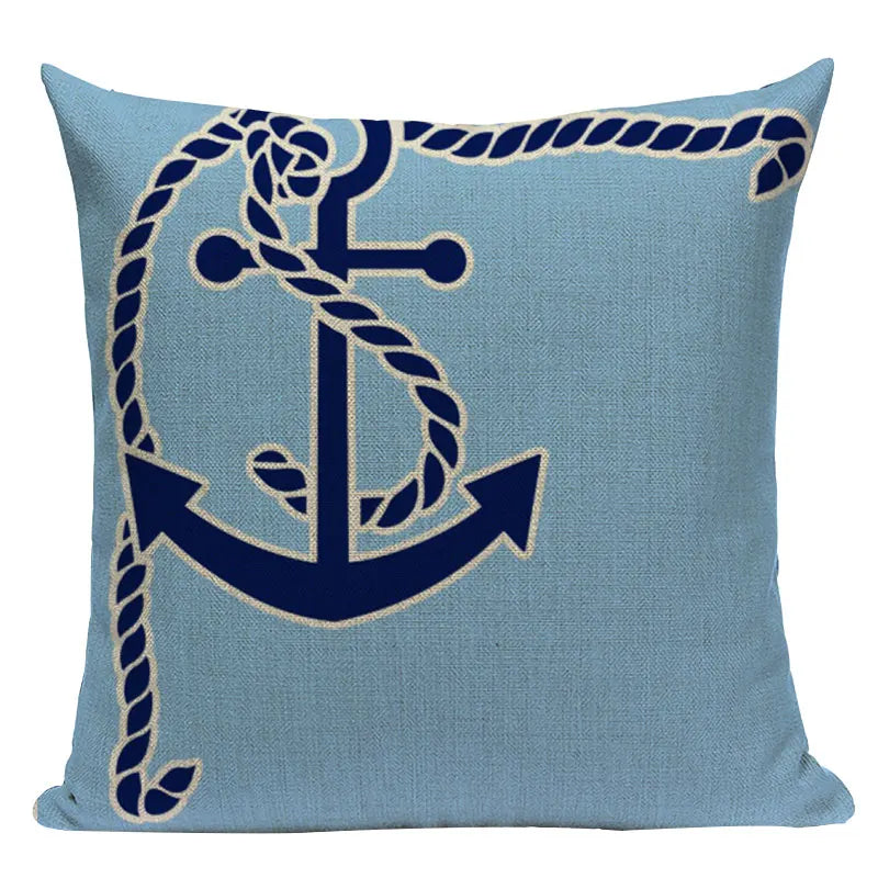 Axyaa Ocean Decor Throw Pillow Cover for Home & Office Furniture