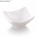Axya™ Melamine White Soy Sauce Dish with Compartments