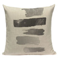 Axyaa Striped Geometric Cushion Cover 45x45cm in Black, Blue