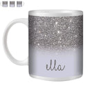Custom Glitter Effect Tea Coffee Mug Cup Gift with Personalized Name Text - Axyaa Brand