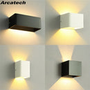 Axyaa Square LED Wall Lamp for Home Bedroom Indoor Lighting