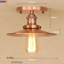 Axyaa Industrial Vintage Edison LED Ceiling Light Fixture