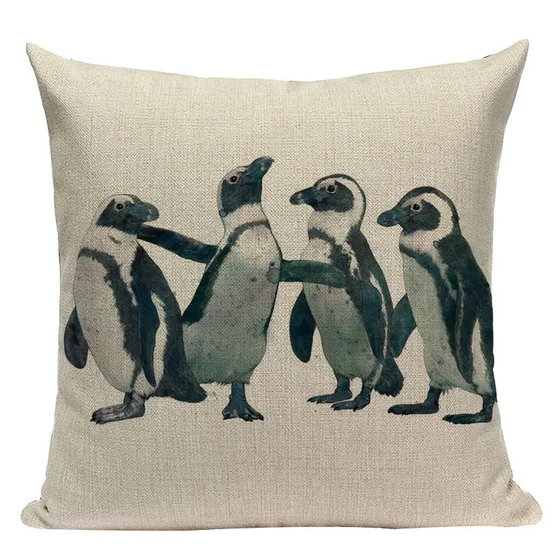 Axyaa Cute Animal Cartoon Home Decor Cushions - Golden Retriever & Koala Pillows