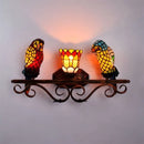 Axyaa Glass Parrot Pendant Chandelier for Luxury Spaces