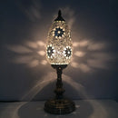 Axyaa Turkish Mosaic Table Lamp Vintage Art Deco Handcrafted Bedside Light