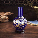 Axyaa Elegant Chinese Cloisonne Vase: Luxury Porcelain Ornament for Home Decor
