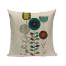 Axyaa Cartoon Plant Sofa Pillowcase - Multicolor Home Decoration