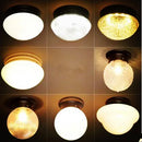 Axyaa Retro LED Ceiling Light - Industrial Vintage Style for Living Room