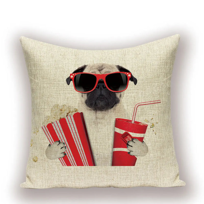 Axyaa Cartoon Cushion Cover 45x45cm - High Quality Pillowcase for Living Room