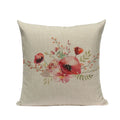 Axyaa Cotton Linen Feather Cushion Cover for Home Decor