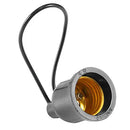 Axyaa Black Waterproof E27 Lamp Socket Lampholder 110v-220v Outdoor Fitting