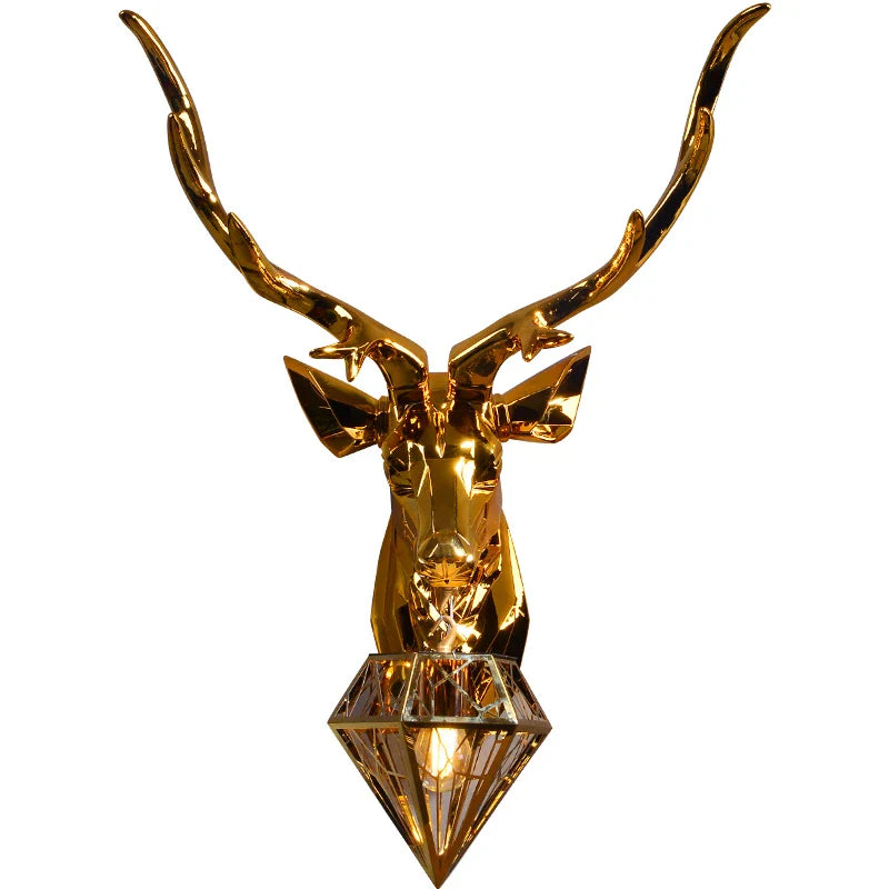 Axyaa Nordic Antler Wall Lamp: Modern Deer Buckhorn Kitchen Wall Lights
