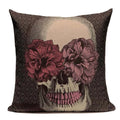 Axyaa Mexican Skull Cushion Covers: High-Quality Black Throw Pillow Cases