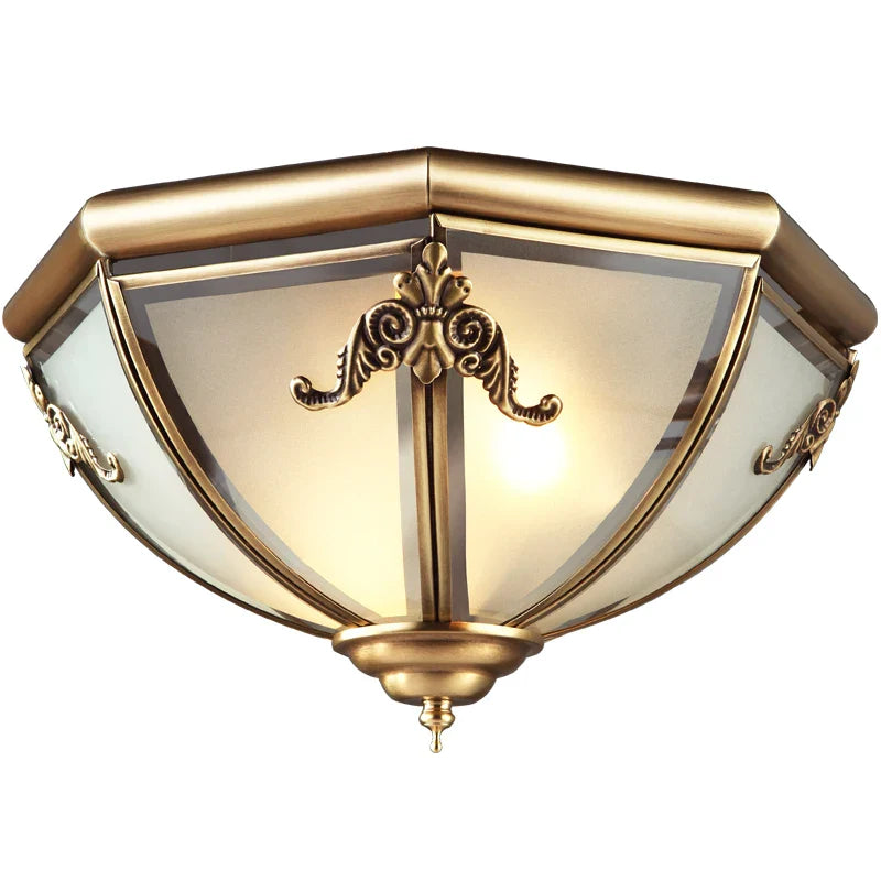 Axyaa European Copper Ceiling Light for Balcony Aisles, Staircases, and Storage Rooms