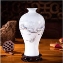 Axyaa Jingdezhen Chinese Ceramic Vase Home Decoration Palace Ornament