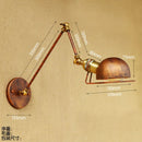 Axyaa Industrial Vintage Swing Arm Wall Sconce