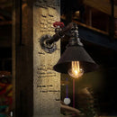 Axyaa Industrial Iron Pipe Wall Lamp for Bedroom, Cafe, and Staircase Lighting Fixtures