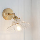 Axyaa Copper Glass Wall Lamp Vintage Bedroom Bathroom Mirror Light