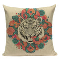 Axyaa Cute Animal Cartoon Home Decor Cushions - Golden Retriever & Koala Pillows