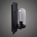 Axyaa Vintage Glass Wall Sconce for Retro Loft, Industrial Living Room & Bedroom Lighting