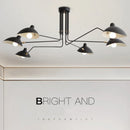 Axyaa Loft Industrial Vintage Pendant Lamp & Rotating Sconce Wall Lights