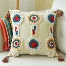 Axyaa Wool Tassel Moroccan Style Pillow Cover 45x45cm/30x50cm