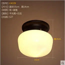 Axyaa Retro LED Ceiling Light, Loft Industrial Vintage Fixture for Living Room