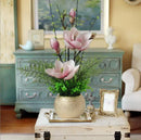 Axyaa Modern Magnolia & Artificial Flower Decoration for Home Furnishings