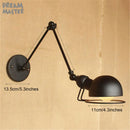 Axyaa Retro Swing Iron Wall Sconce Lamp Set for Home Bar Fixtures