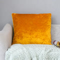 Axyaa Plush Fringed Soft Pillow Cover 50x50cm Solid Cushion for Home Decor