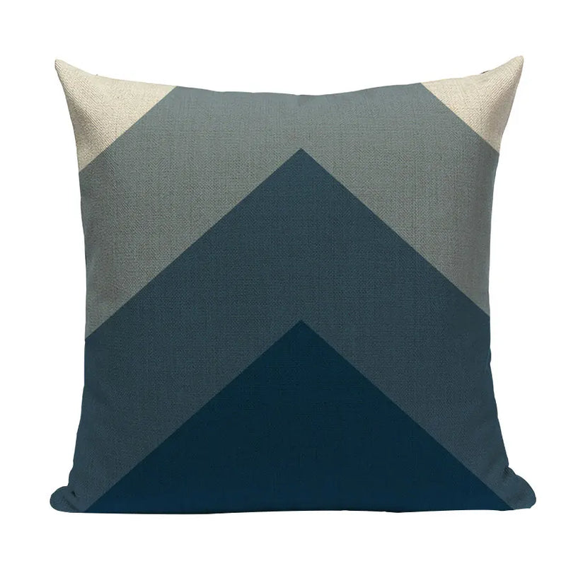 Axyaa Geometric Deer Pillow Cover - Nordic Home Decoration 45X45Cm