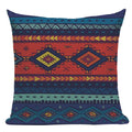 Axyaa Boho Plaid Stripes Pillow Cover 45x45cm Sofa Chair Custom Print Square