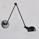 Axyaa Vintage Industrial Wall Sconce with Adjustable Long Arm - LED Light Option