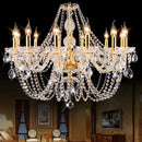 Axyaa Modern LED Crystal Chandelier | Luxury Bedroom Ceiling Lustres De Cristal