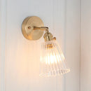 Axyaa Nordic Glass Wall Lamp LED Sconce Vintage Edison Lighting