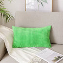 Axyaa Monochrome Corduroy Velvet Pillow Case, 40x60cm