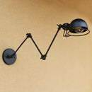 Axyaa Loft Style Industrial Vintage Wall Lamp Edison Swing Arm Sconces