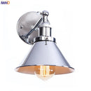 Axyaa Vintage Silver Wall Lamp Sconces Industrial Home Lighting
