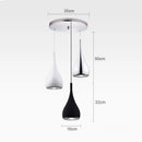 Axyaa Minimalist LED Pendant Lights - Modern Dining Room Home Decor Lighting
