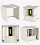Axyaa Adjustable LED Wall Lamp Outdoor Waterproof Aluminum Garden Sconce