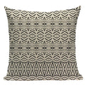 Axyaa Boho Plaid Stripes Pillow Cover 45x45cm Sofa Chair Custom Print Square