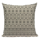 Axyaa Boho Plaid Stripes Pillow Cover 45x45cm Sofa Chair Custom Print Square