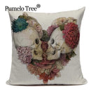 Axyaa Mexican Skull Cushion Covers: High-Quality Black Throw Pillow Cases