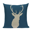 Axyaa Geometric Deer Pillow Cover - Nordic Home Decoration 45X45Cm