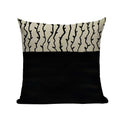 Axyaa Geometric Wave Dots Line Spring Cushion Cover - Black White - Custom Home Decor Pillow Cover
